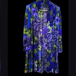 Creation Colorful Floral Kimmono